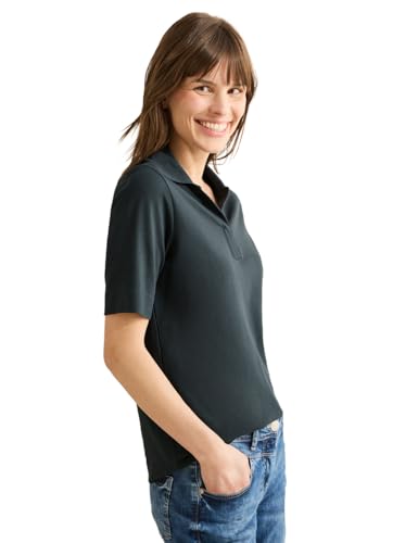 CECIL Damen B322947 Piquée Poloshirt, Slate Khaki, M CECIL Damen B322947 Piquée Poloshirt, Slate Khaki, M von Cecil