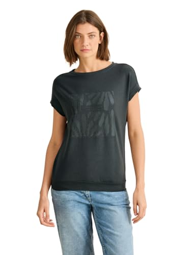 CECIL Damen B322952 T-Shirt mit Print, Slate Khaki, L CECIL Damen B322952 T-Shirt mit Print, Slate Khaki, L von Cecil