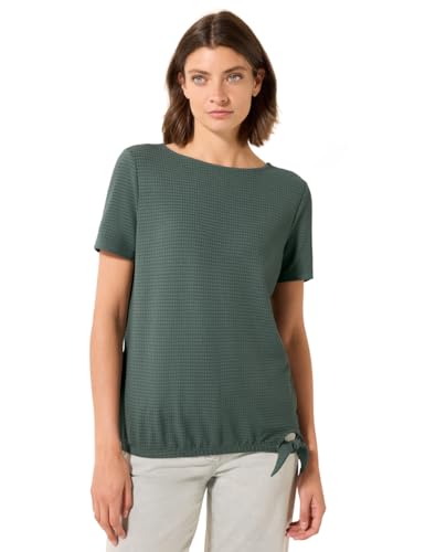 CECIL Damen B323067 Strukturshirt mit Knoten, Balmy Khaki, XXL CECIL Damen B323067 Strukturshirt mit Knoten, Balmy Khaki, XXL von Cecil