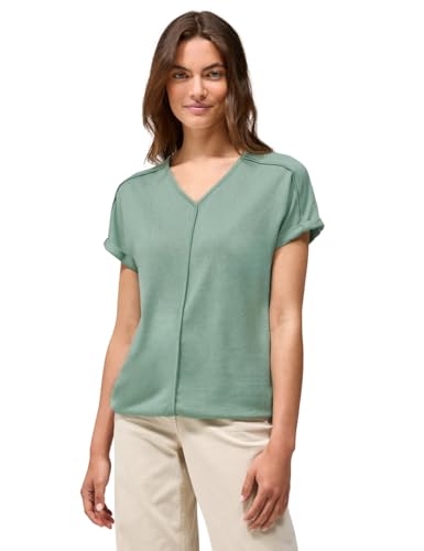 CECIL Damen B323070 T-Shirt mit Deko-Nähten, Matcha Green, XXL CECIL Damen B323070 T-Shirt mit Deko-Nähten, Matcha Green, XXL von Cecil