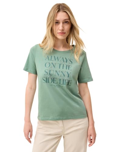 CECIL Damen B323071 Shirt mit Wording Artwork, Matcha Green, XXL von Cecil