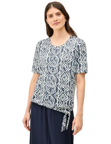 CECIL Damen B323074 T-Shirt in Ausbrenner-Optik, Universal Blue, M von Cecil