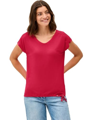 CECIL Damen B323495 Shirt mit Cut-Out Details, Glazed Apple Red, XL von Cecil