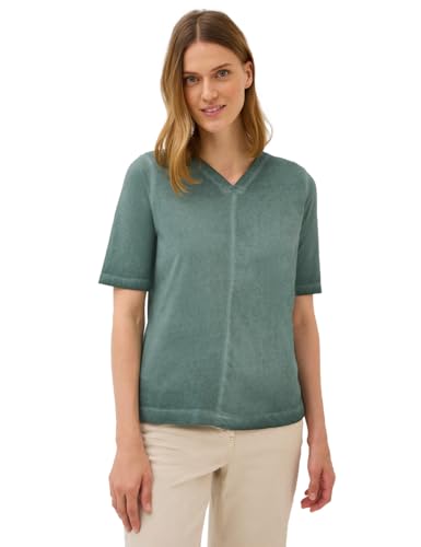 CECIL Damen B323511 V-Neck Shirt mit Farbverlauf, Dark Balmy Khaki, XXL CECIL Damen B323511 V-Neck Shirt mit Farbverlauf, Dark Balmy Khaki, XXL von Cecil