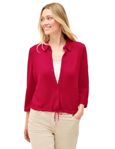 CECIL Damen B323528 Leichte Crepe Jacke, Glazed Apple Red, L von Cecil