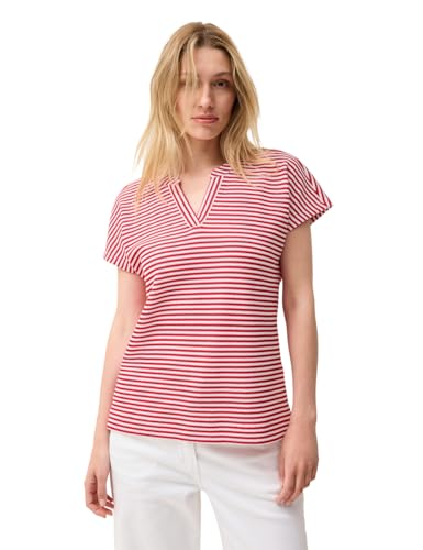 CECIL Damen B323537 Gestreifte Strukturshirt, Glazed Apple Red, L CECIL Damen B323537 Gestreifte Strukturshirt, Glazed Apple Red, L von Cecil