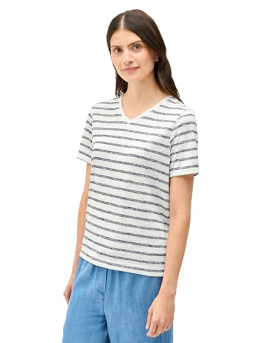 CECIL Damen B323552 Strick-Look Streifen-Shirt, Urban Navy Blue, XS von Cecil