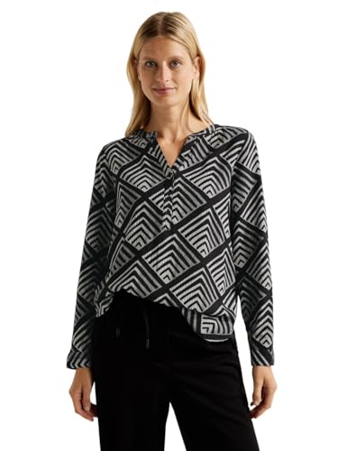 CECIL Damen B344184 Viskose Bluse Bedruckt, Mehrfarbig, M von Cecil