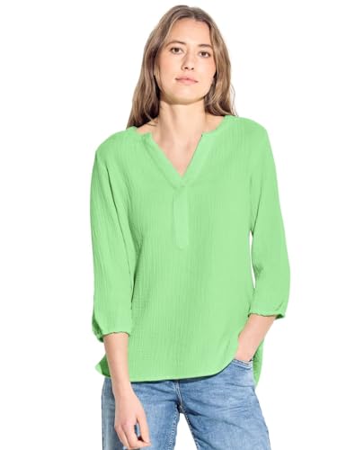 CECIL Damen B344669 Musselin Bluse, Matcha Lime, Small von Cecil