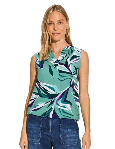 CECIL Damen B344899 Gemusterte Bluse, Adriatic Green, M CECIL Damen B344899 Gemusterte Bluse, Adriatic Green, M von Cecil