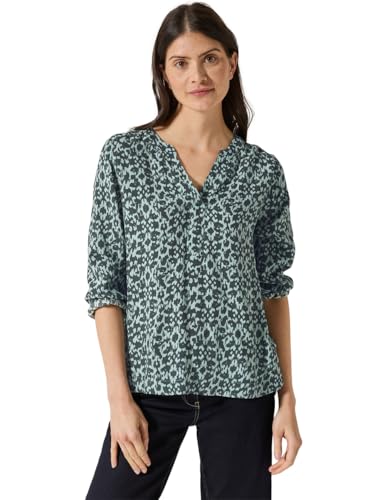 CECIL Damen B345548 Print-Bluse mit Glitzer, cool salvia Green, XS CECIL Damen B345548 Print-Bluse mit Glitzer, cool salvia Green, XS von Cecil