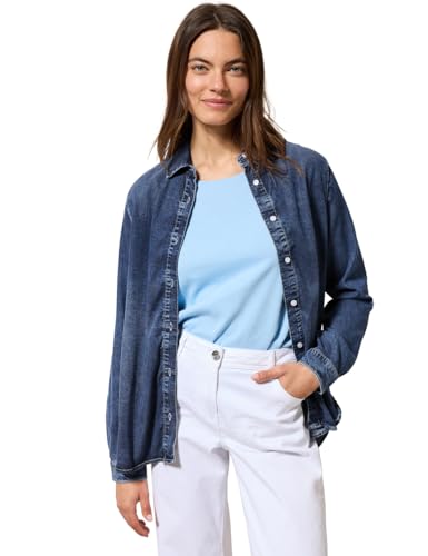 CECIL Damen B345574 Jeanshemd, Light Blue wash, Small CECIL Damen B345574 Jeanshemd, Light Blue wash, Small von Cecil