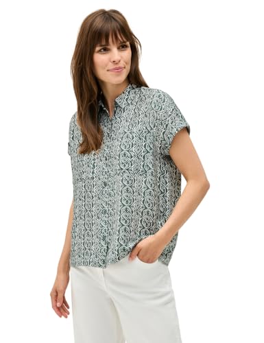 CECIL Damen B345616 Gemusterte Hemdbluse, Balmy Khaki, XS CECIL Damen B345616 Gemusterte Hemdbluse, Balmy Khaki, XS von Cecil
