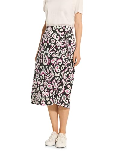 CECIL Damen B361492 Midirock mit Print, Black, 34 CECIL Damen B361492 Midirock mit Print, Black, 34 von Cecil