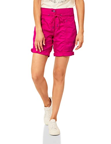 CECIL Damen B375294 Baumwollshorts, Raspberry pink, 26 von Cecil