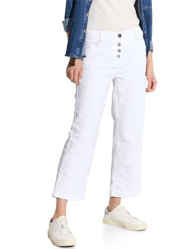 CECIL Damen B377194 3/4 Culotte Jeans, White, 26W x 26L von Cecil