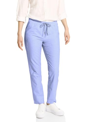CECIL Damen B377516 Chambray Hose, Blouse Blue, XL / 30L von Cecil