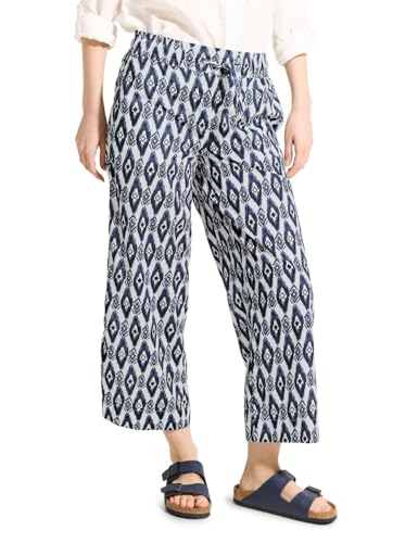CECIL Damen B377520 7/8 Print Hose, Vanilla White, XS / 26L CECIL Damen B377520 7/8 Print Hose, Vanilla White, XS / 26L von Cecil