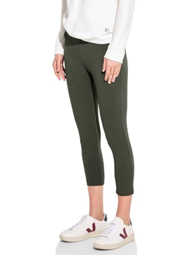 CECIL Damen B377568 3/4 Leggings, cool Khaki, XL / 24L von Cecil