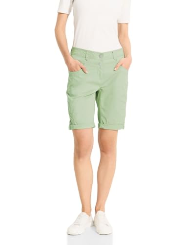 CECIL Damen B377728 Shorts mit Straight Legs, raw Matcha Lime, 33W von Cecil