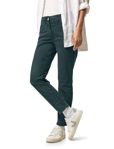 CECIL Damen B378092 Hose Slim Fit, fir Green, 36W x 28L von Cecil