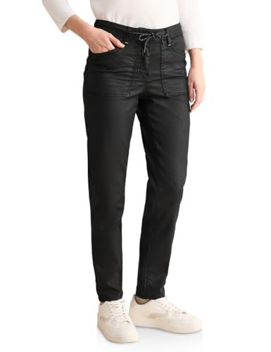 CECIL Damen B378534 Beschichtete Jeans, Black Washed, 29W / 28L EU von Cecil