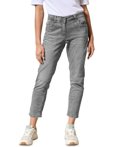 CECIL Damen B378647 Jeans im Casual Fit, mid Grey Used wash, 29W x 26L von Cecil