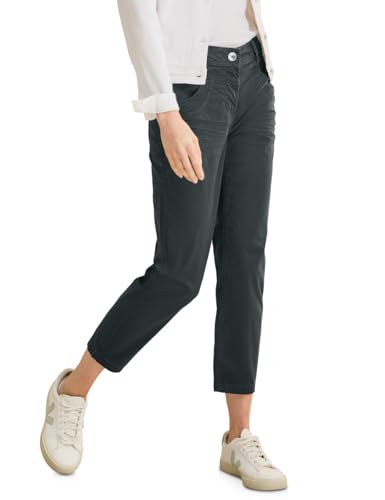 CECIL Damen B378880 Hose im Casual Fit, Slate Khaki, 34W x 26L von Cecil