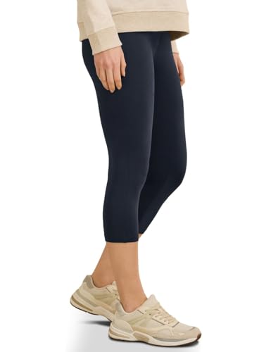 CECIL Damen B378979 Basic Leggings, universal Blue, S von Cecil