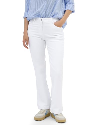 CECIL Damen B379414 Bootcut Jeans, Weiß, 29W / 28L von Cecil