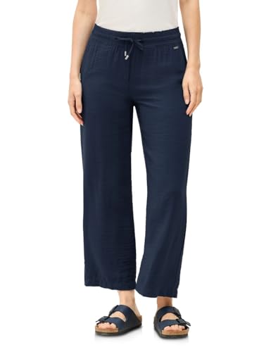 CECIL Damen B379444 Twill-Hose mit Struktur, Urban Navy Blue, XS / 26L von Cecil