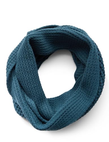 CECIL Damen B572460 Loop-Schal mit Struktur, Dull Teal Blue, A von Cecil