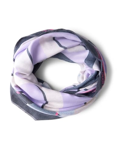 CECIL Damen B572466 O_Cozy Print Loop, Dark Navy Blue, A von Cecil