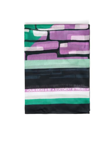 CECIL Damen B572512 Bedrucktes Tuch, universal Blue, A von Cecil