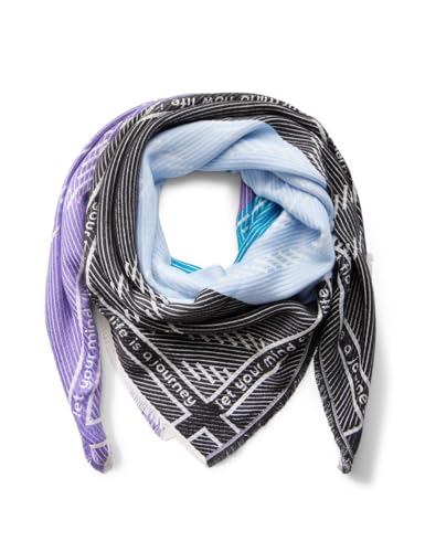 CECIL Damen B572590 Bedrucktes Tuch, deep Charcoal Grey, A von Cecil