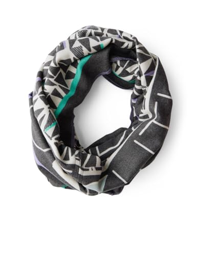 CECIL Damen B572646 TOS_Cozy Print Loop, Black, A von Cecil