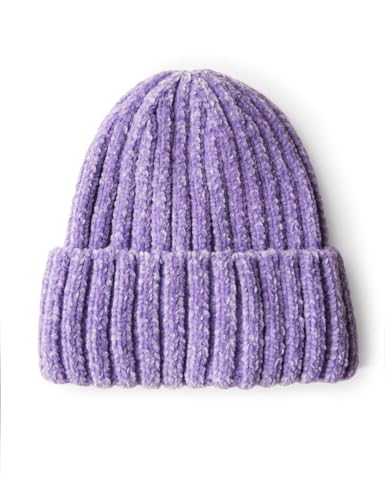 CECIL Damen B572653 Chenille Knit Cap, Gentle Lilac, A CECIL Damen B572653 Chenille Knit Cap, Gentle Lilac, A von Cecil