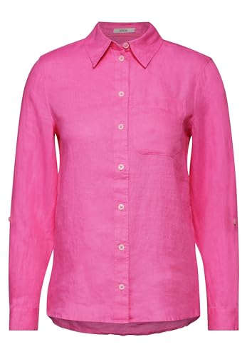 Cecil Damen Bluse aus Leinen bloomy pink S von Cecil