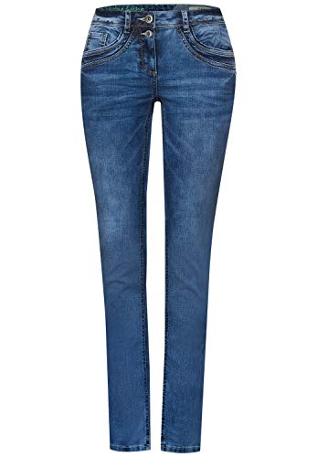 CECIL Damen Charlize Jeans, Authentic Used Wash, W27/L34 von Cecil