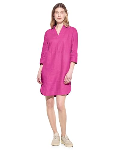 CECIL Damen Kleid mit Kragen Bloomy pink XL von Cecil