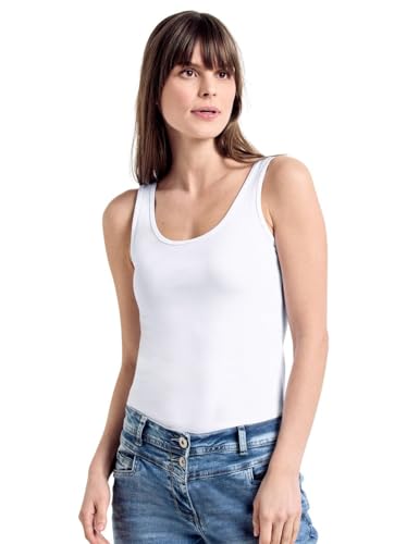 Cecil Damen Linda Top, Weiß (White 10000), S EU von Cecil