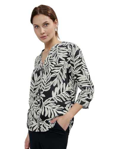 Cecil Damen Print Bluse Black L von Cecil