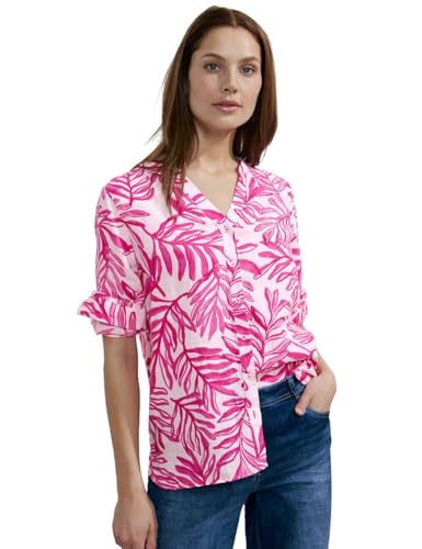 Cecil Damen Print Bluse bloomy pink XXL von Cecil