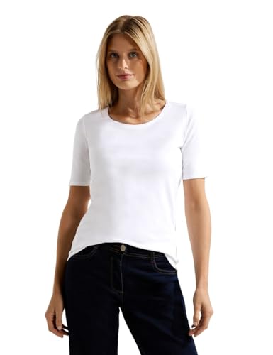 Cecil Damen Lena T Shirt, Weiß (White 10000), XL EU von Cecil