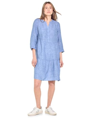 CECIL Damen Tunika Kleid Linen Chambray Blue XS von Cecil