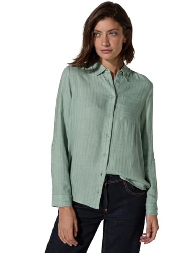 CECIL Damen B344947 EOS_Melange Pinstripe Blouse, Iced Salvia Green, M EU CECIL Damen B344947 EOS_Melange Pinstripe Blouse, Iced Salvia Green, M EU von Cecil