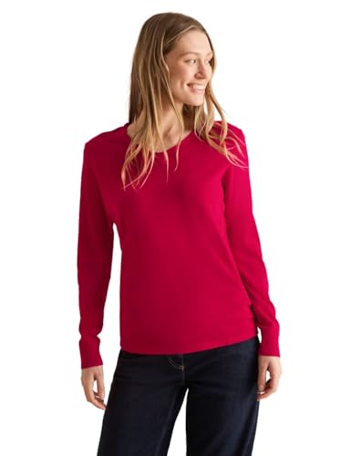 CECIL Damen B302962 Feinstrickpullover, Granita Red, XL EU von Cecil
