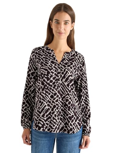 CECIL Gemusterte Bluse Eggplant red S CECIL Gemusterte Bluse Eggplant red S von Cecil