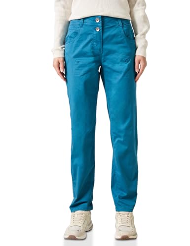 Cecil Damen Hose im Casual Fit B378219, Celestial Aqua Blue, 34W / 30L von Cecil