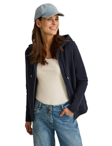 CECIL Damen B322939 Kapuzenjacke, Universal Blue, XXL EU von Cecil